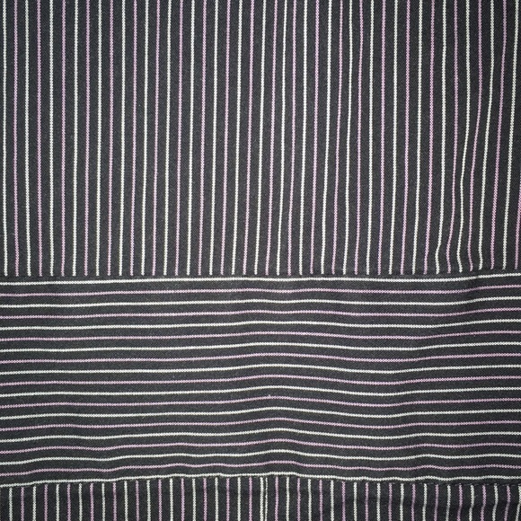 Express 3/4 sleeve button front striped dress - Picture 3 of 3